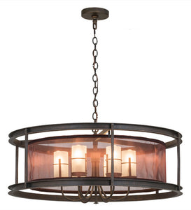 36"W Cordoba 6 Lt Modern Pendant