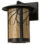 10"W Fulton Branches Outdoor Wall Sconce