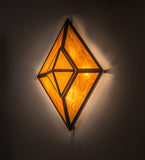 24"W Zephyrine Mission  Wall Sconce