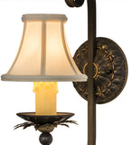 6"W Ingrid Victorian Glam Wall Sconce