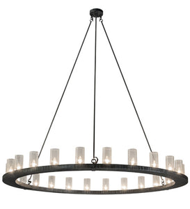 72"W Loxley 24 Lt Contemporary Chandelier