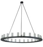 72"W Loxley 24 Lt Contemporary Chandelier
