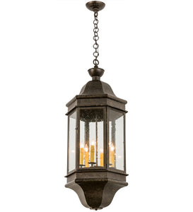 15"W Gascony Lantern Victorian Pendant | Smashing Stained Glass & Lighting