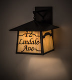 16"W Personalized Wall Sconce