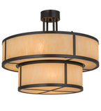 24"W Jayne 2 Tier Modern Pendant