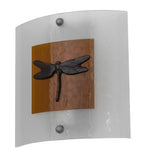 11"W Metro Fusion Dragonfly Sconce