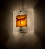 11"W Metro Fusion Dragonfly Sconce