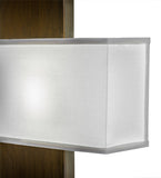 20"W Lineal Intersect Contemporary Wall Sconce