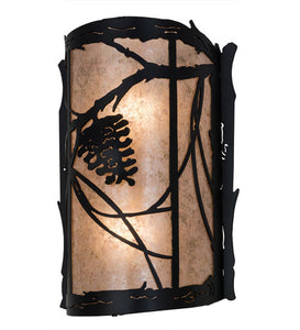 10"W Whispering Pines Wall Sconce