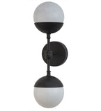 6"W Bola Deux Contemporary Wall Sconce