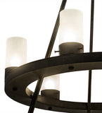 42"W Loxley 18 Lt Two Tier Modern Chandelier