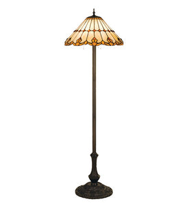 63"H Tiffany Nouveau Cone Victorian Floor Lamp