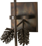 6"W Bechar Pine Cone Wall Sconce