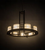 68"W Loxley Tac Air 9 Lt Contemporary Chandelier