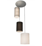 52"W Cilindro Grand Textrene Cluster Modern Pendant