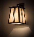 12"W Prairie Loft Hanging Outdoor Wall Sconce