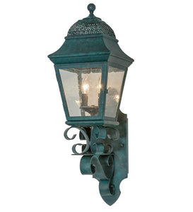 9"W Arnette Lantern Victorian Outdoor Wall Sconc