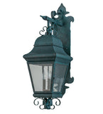 11"W Vincente DS Bracket Lantern Outdoor Wall Sconce