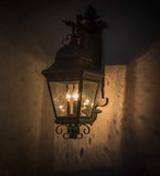 11"W Vincente DS Bracket Lantern Outdoor Wall Sconce