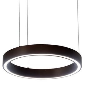 16"W Anillo Halo Contemporary Pendant