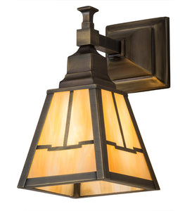 6"W Valley View Mission Outdoor Wall Sconce