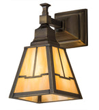 6"W Valley View Mission Outdoor Wall Sconce