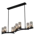 53"L Cero 8 Lt Modern Chandelier