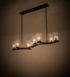 53"L Cero 8 Lt Modern Chandelier