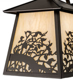 14"W Apple Branch Outdoor Wall Sconce
