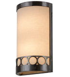 8"W Cilindro Circulo Wall Sconce
