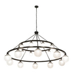 96"W Bola Tavern 20 Lt Two Tier Contemporary Chandelier