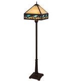 67.5"H Camel Mission Floor Lamp