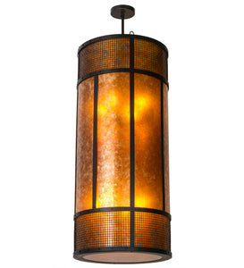 22"W Cilindro Golpe Industrial Pendant
