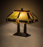 20"H Chaves Oblong Stained Glass Table Lamp