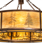 62"W Lodge Tall Pines Pendant