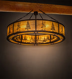 62"W Lodge Tall Pines Pendant