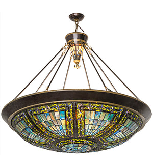 45"W Fleur-de-lis Inverted Pendant