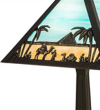16"H Camel Mission Table Lamp