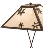 28"H Snowflake Table Lamp