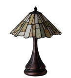 17"H Jadestone Delta  Tiffany Arts & Crafts Table Lamp