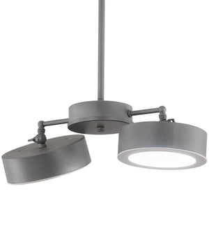 17"L Pux 2 Lt Pendant