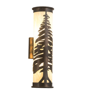 5"'W Pine Tree Wall Sconce