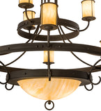 52"W Nehring 9 Lt Contemporary Chandelier