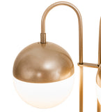 19"W Bola Deux Contemporary Table Lamp