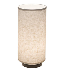8"W Cilindro Textrene Fixed Mount Modern Table Lamp