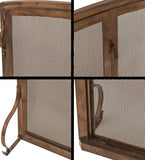 44"W X 38"H Prime Arched Operable Door Fireplace Screen