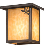 8"W Seneca Dragonfly Outdoor Right Wall Sconce