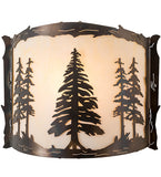 12"W Tall Pines Lodge Wall Sconce