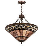 20"W Ilona Tiffany Inverted Pendant