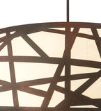 48"W Cilindro Rich Modern Pendant